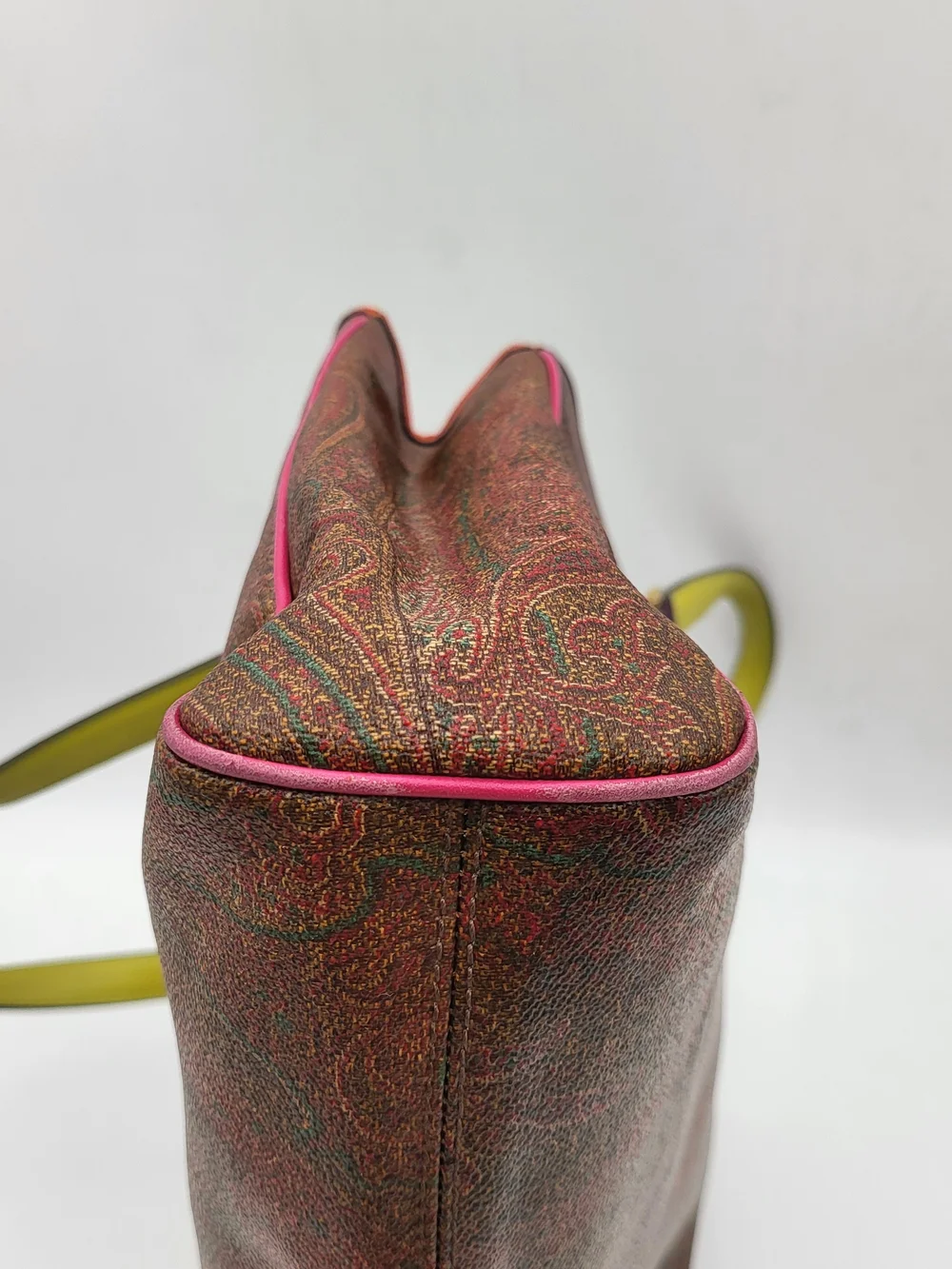 Etro Multicolor Paisley Pattern MM Tote Bag. Authentic..